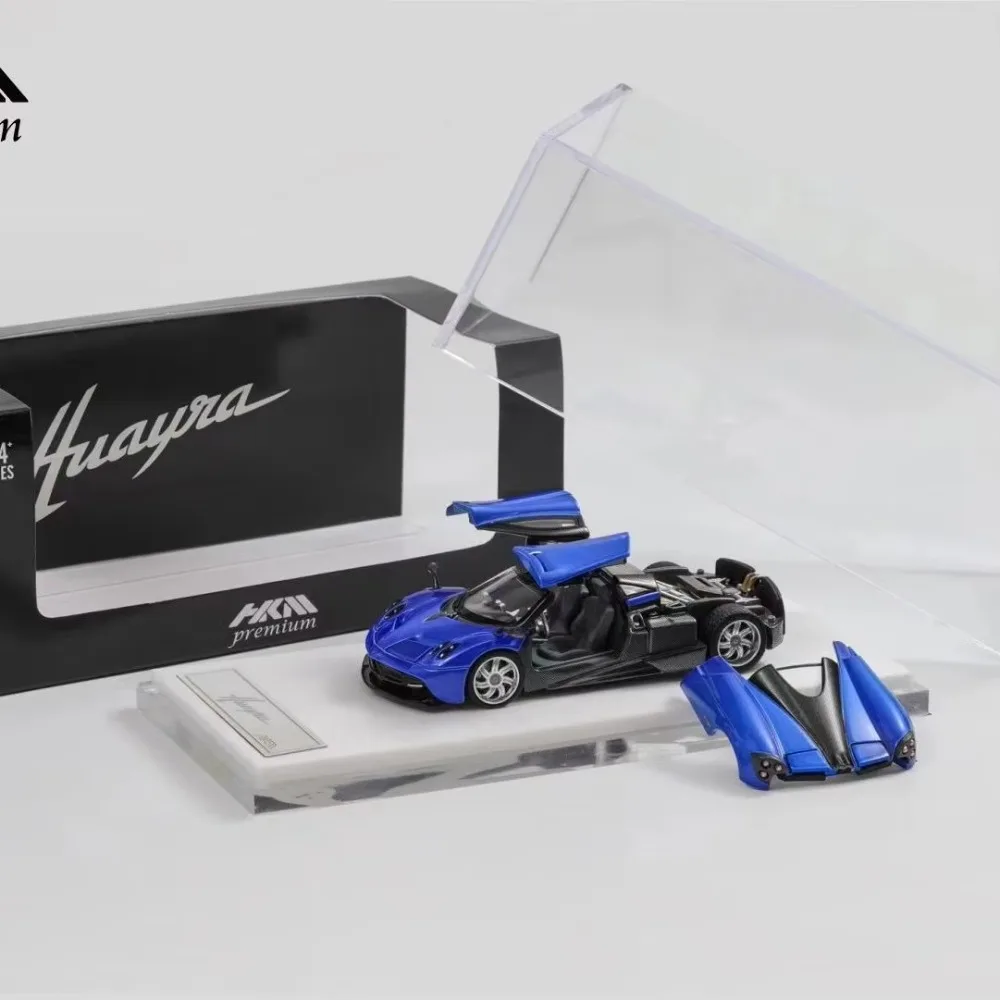 Pagani Huayra Coupe 2014 HKM 1:64 True Scale Miniatures Alloy Car Model Gift Gull-wing Two-door Openable