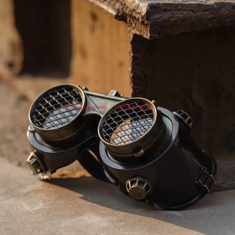 Industrial retro steam mesh glasses, goggles, goggles, spot fast delivery