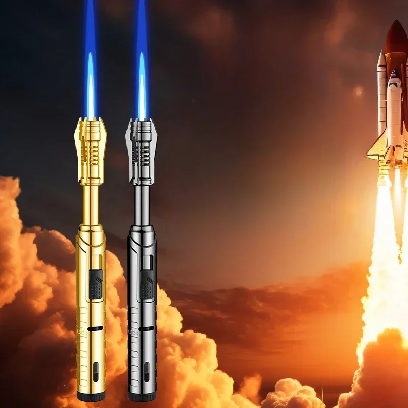 

Outdoor Camping Kitchen Small Spray Gun Welding Gun Metal Windproof Inflatable Igniter Interstellar Lightsaber Cigar Lighter