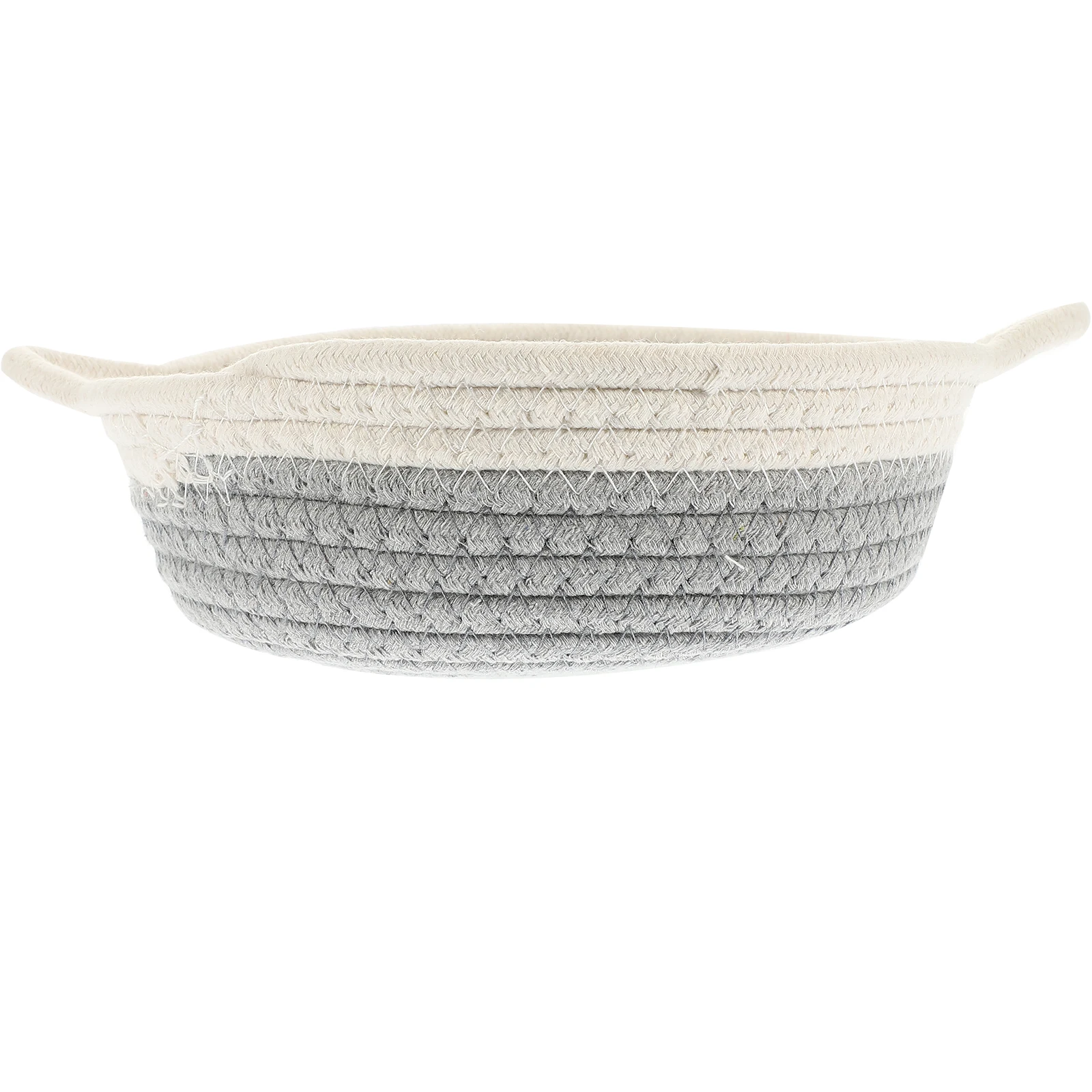 

Colorful Cotton Rope Woven Basket Round Storage Baskets For Home Decor Desktop Organizer Bedroom Bathroom Makeup Brush