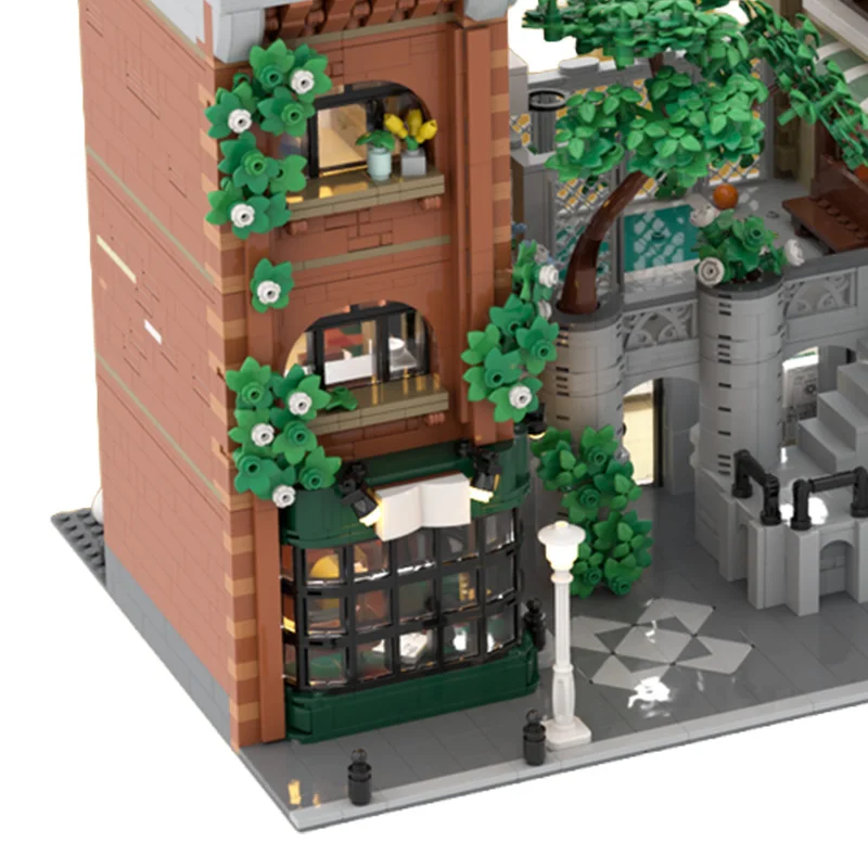 5708 PCS Modular Building City Center MOC Customize Modular Building Block Brick Kids Simple Creative DIY Boy Toy Birthday Gift