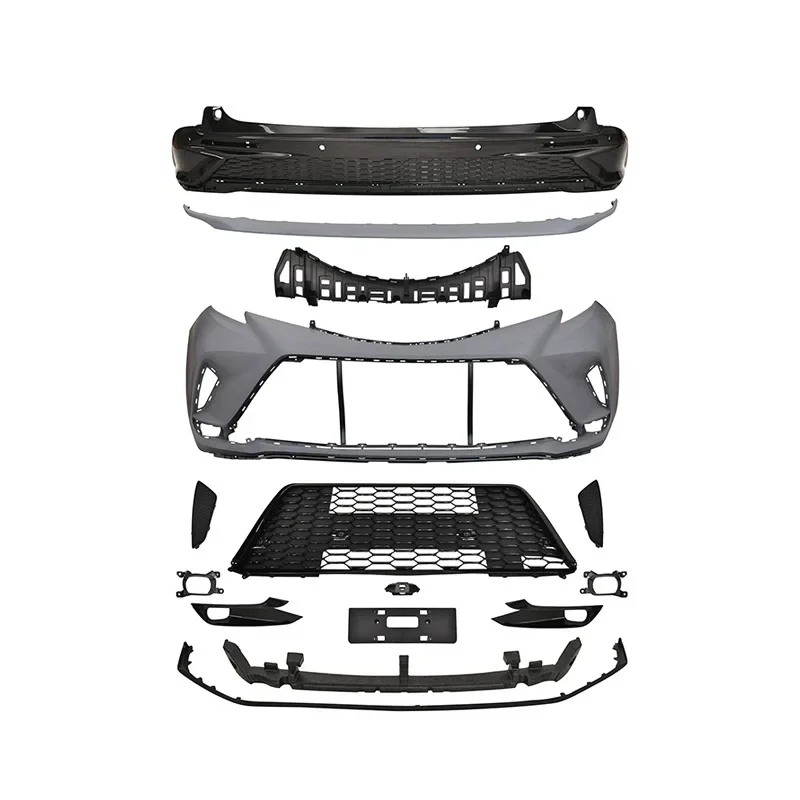 

Car Body kit for Toyota Sienna 21-22 modified Front bumper grille Rear lip Daytime Running Light Surround Car Accessories