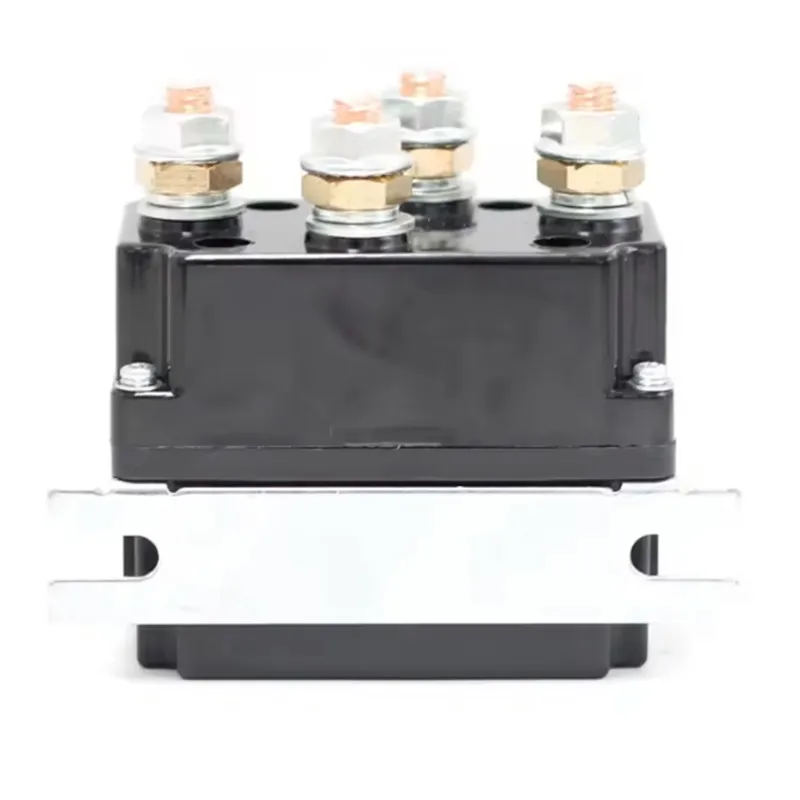 New DC Contactor Relay 24V 500A Winch Remote Control High Power Intensity Switch For ATV UTV Truck 8000-20000LB Vehicle