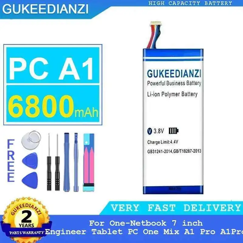 

High Compatibility Laptop Battery For One-Netbook 7 Inch Engineer Tablet PC One Mix A1 Pro A1pro 6800Mah