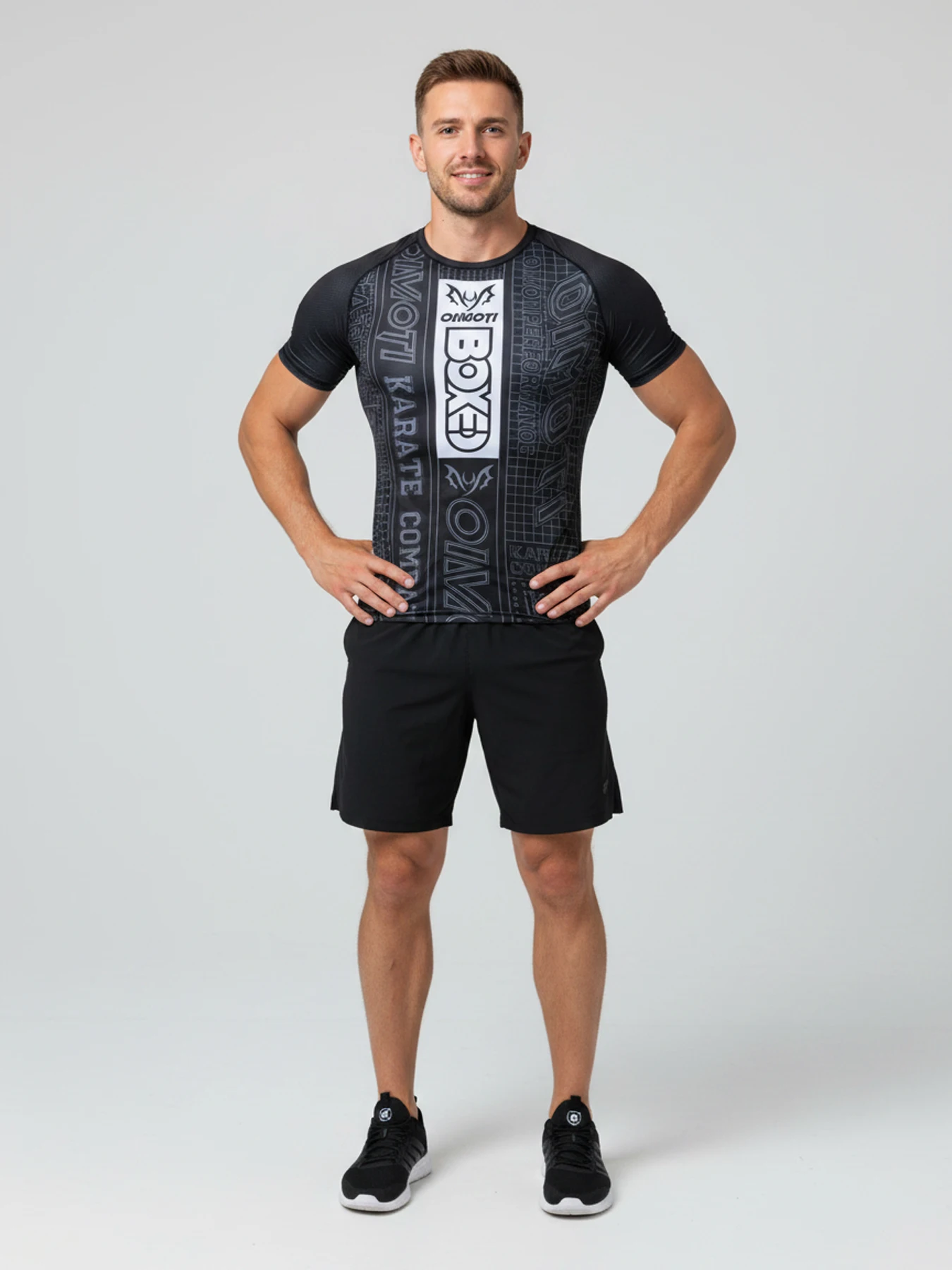 T Shirt Tight Fit - Herren Schnelltrocknendes Kompressions-Lauf-T-Shirt Sport-Fitness-Kurzarm-Trikot Elastische Enganliegende