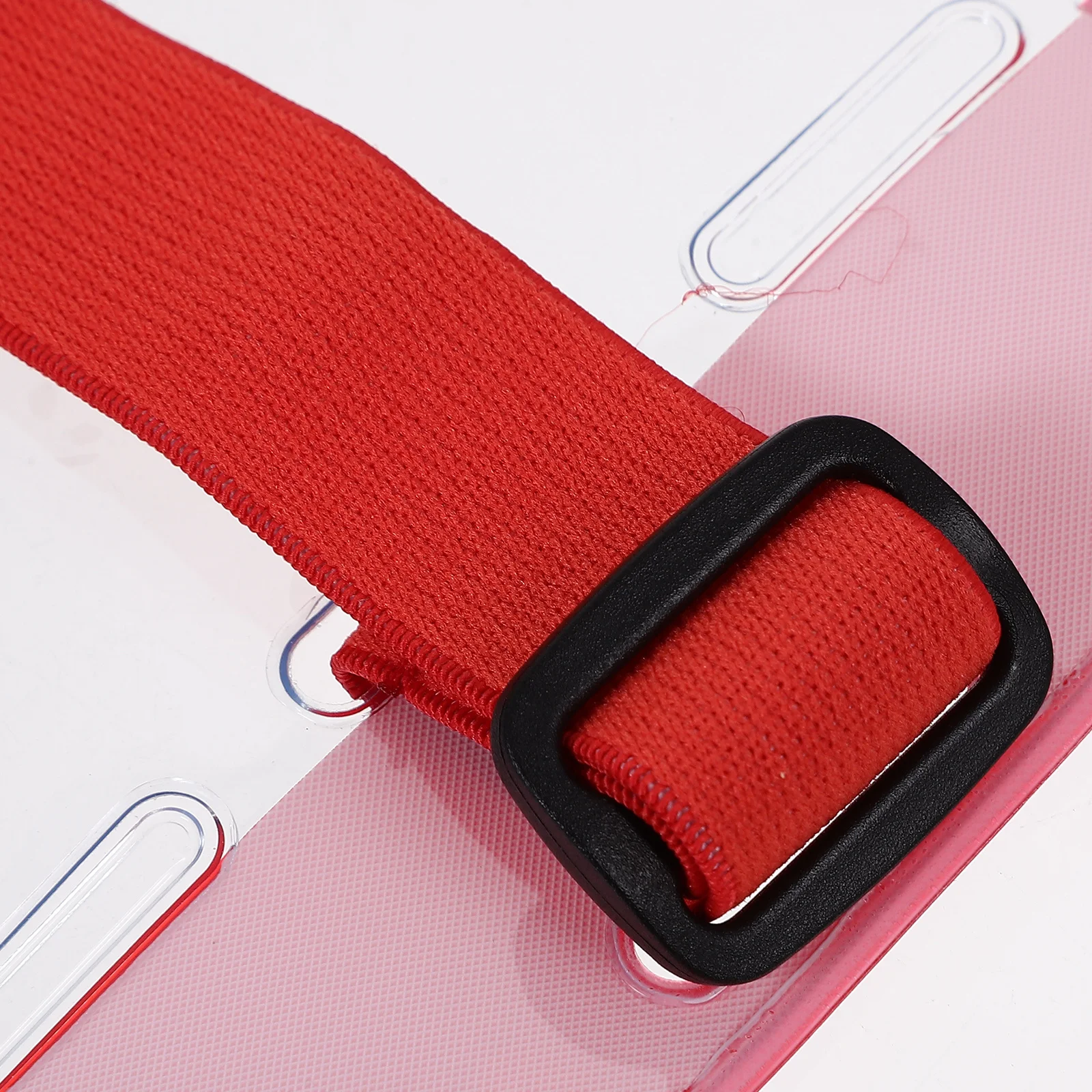 2Pcs Colorful Adjustable Arm Badge Holders Elastic Security Badge Holder Id Card Sleeve PVC Protective Cover for Workers