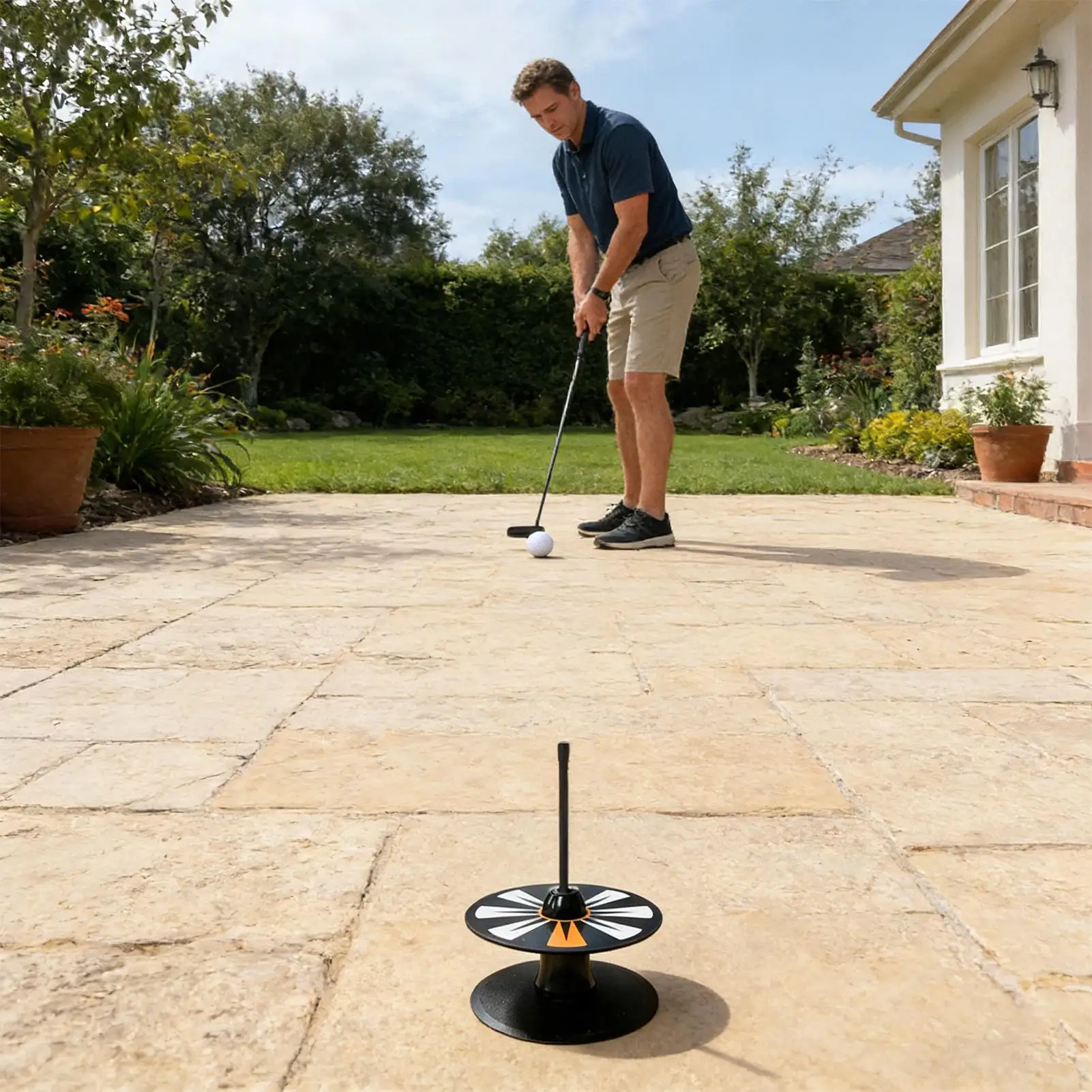 

Golf Hole Cup Training Hole Disc For Putting Golfing Training Disc For Indoor Outdoor Match Backyard Office Home Gym Course