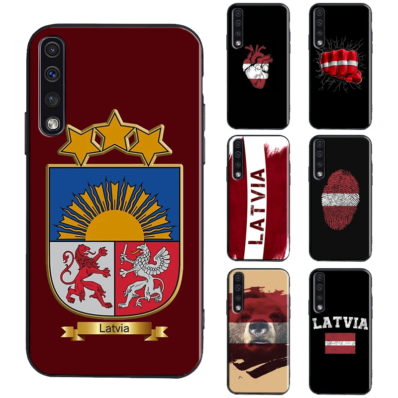 Latvia Flag Case For Samsung A51 A71 A11 A31 A41 A01 A02S A40 A50 A70 A21S A20e A12 A32 A52 A72 Cover