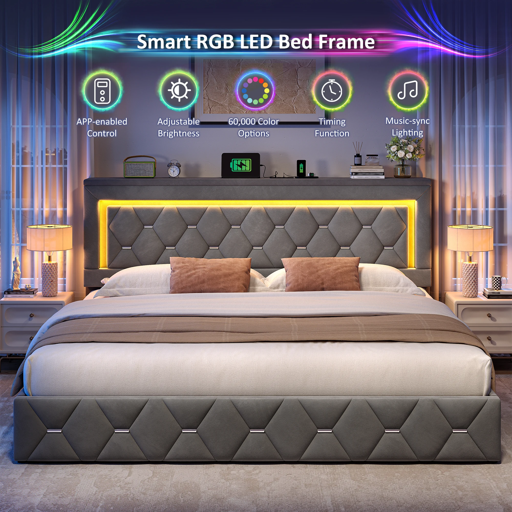 Thumbnail 2 - #21 Best Selling Metal Platform Beds