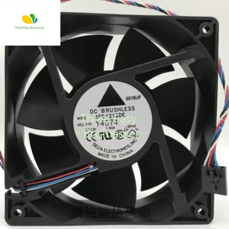 

12038 AFC1212DE 12V 1.6A 12CM 4-wire violent large airflow temperature controlled pwm fan