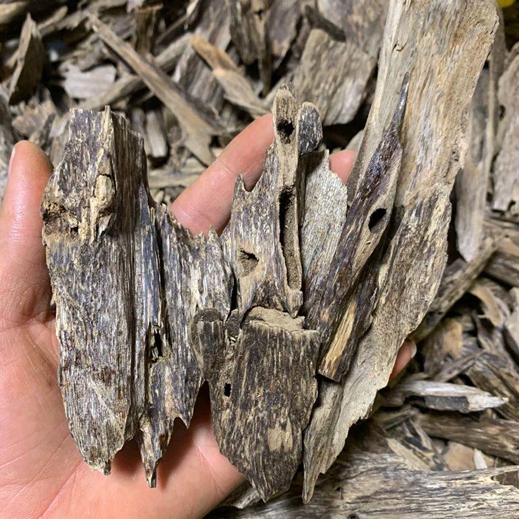 5g Natural Hainan Agarwood Worm Leakage Scraping Scraps Beating Powder Incense Aromatherapy DIY  Agarwood Raw Wood Block