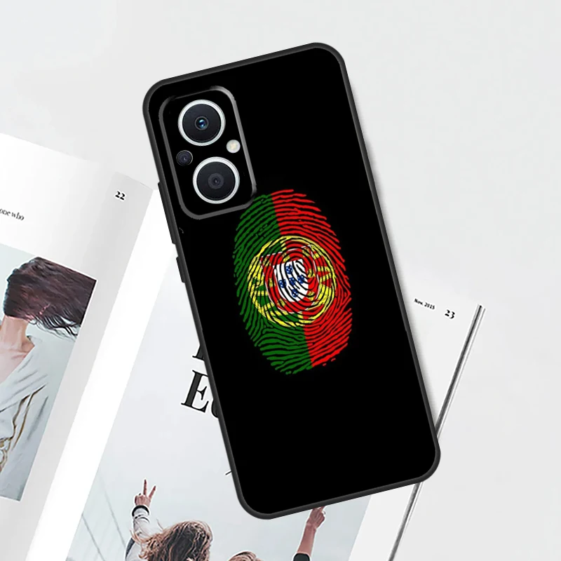 Portugal Flag Case For OPPO Reno 4Z 5Z 8T 4 5 6 7 8 Lite 10 Pro OPPO Find X5 X6 Pro X2 Neo X3 Lite Cover