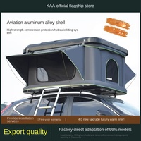 Hard shell foreclose yet fully automatic folding sedan car carriage SUV off-road self-driving outdoor tour Roof Tent