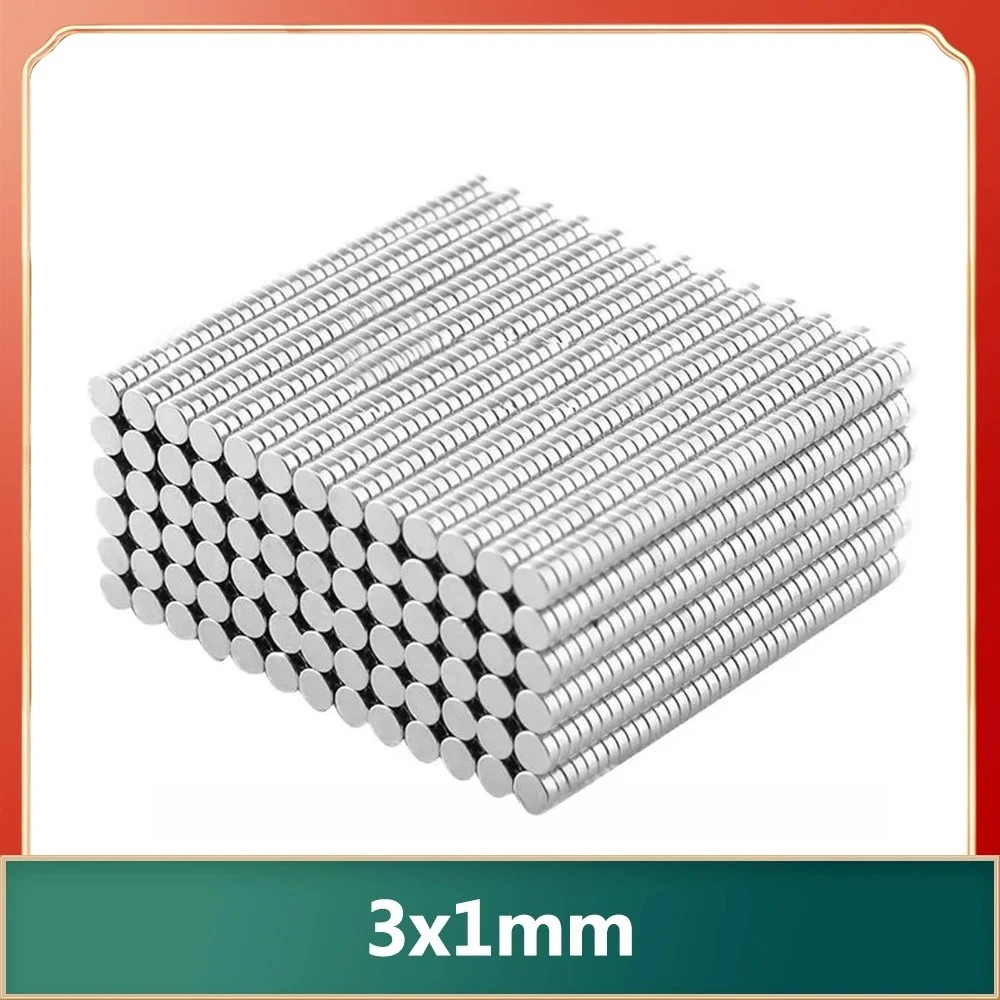 3x1 Mini Small Round Magnets 3mm*1mm For Home Refrigerator,Office,DIY 3x1mm  Super Strong Powerful Magnets 3*1 mm