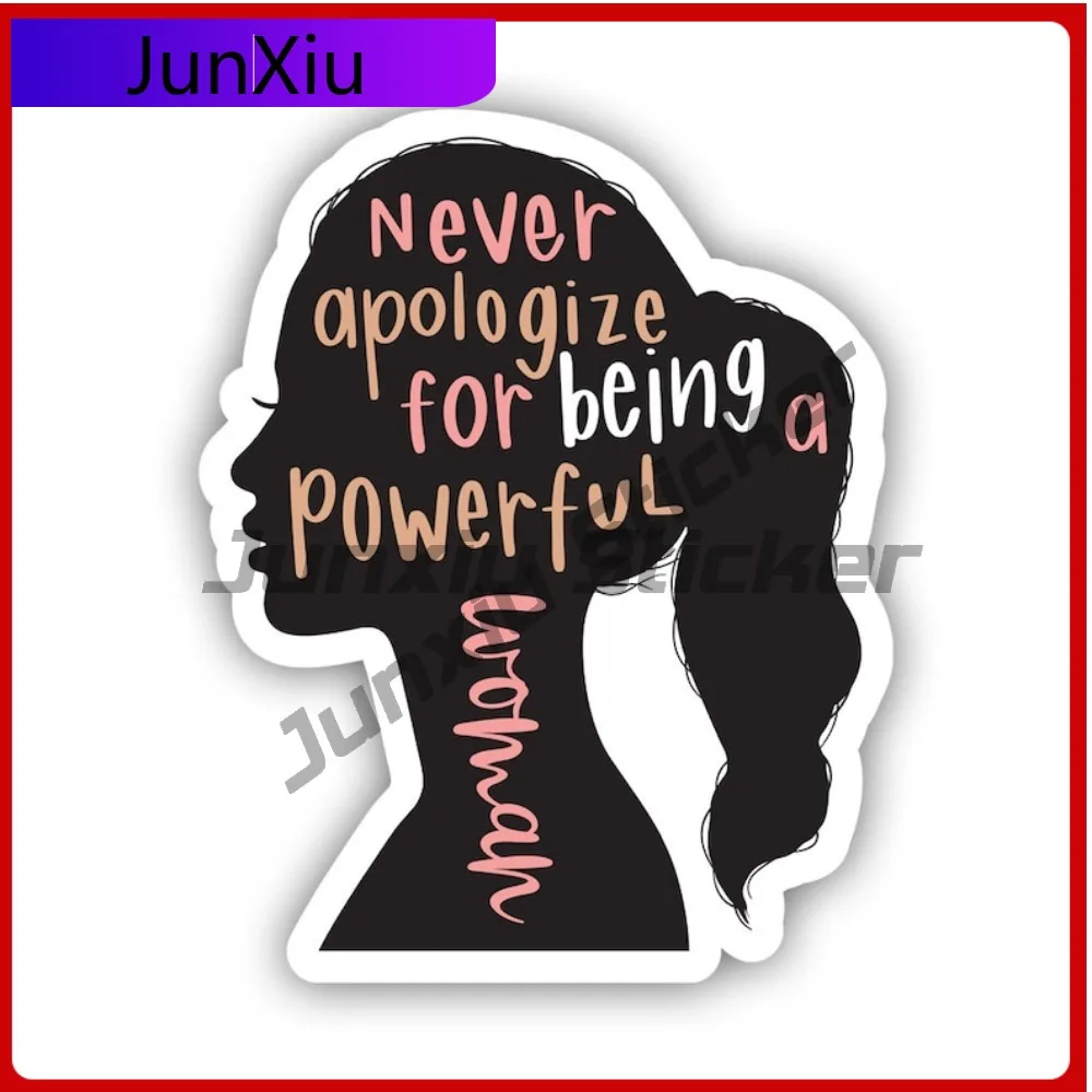 

Feminist Inspirational Quote Sticker Creative Decals Woman Women Female Girl Power Auto Decor Car Sticker Vinyl Decal Waterproof