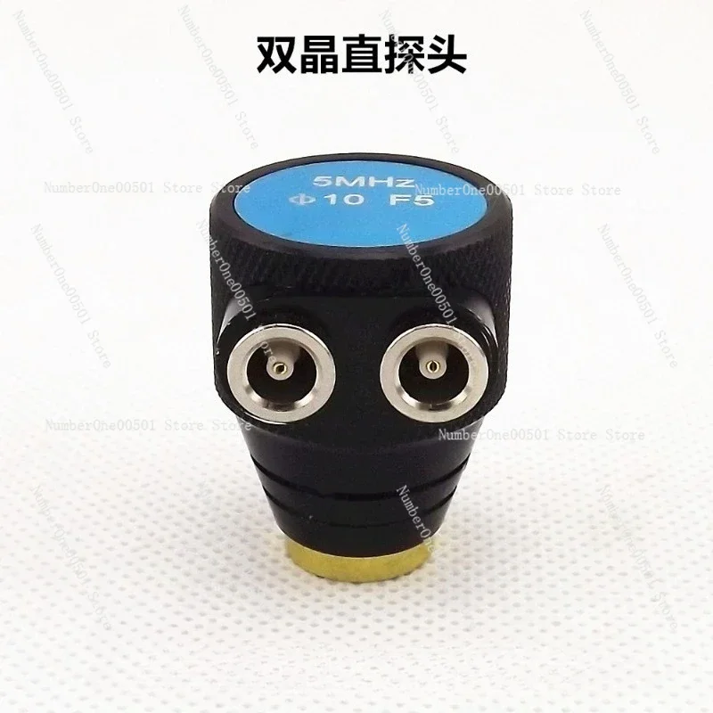 5MHZ φ 10F5 Ultrasonic flaw detector Double crystal straight probe UT non-destructive testing Focusing segmentation probe 2.5P