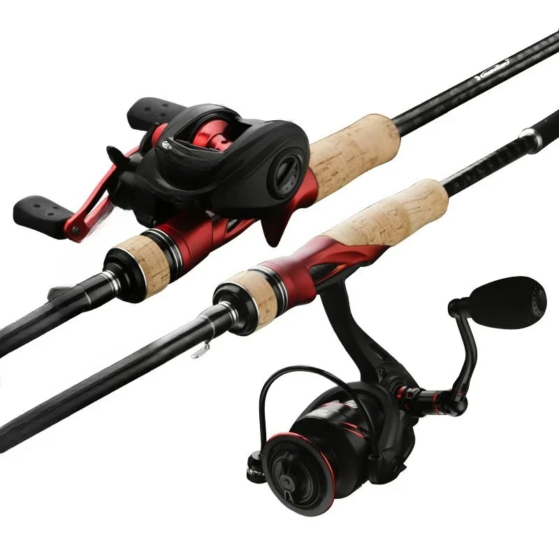 

Luya rod set, water drop wheel, long-distance throwing rod, universal M spinning wheel, luya rod, black fish mouth