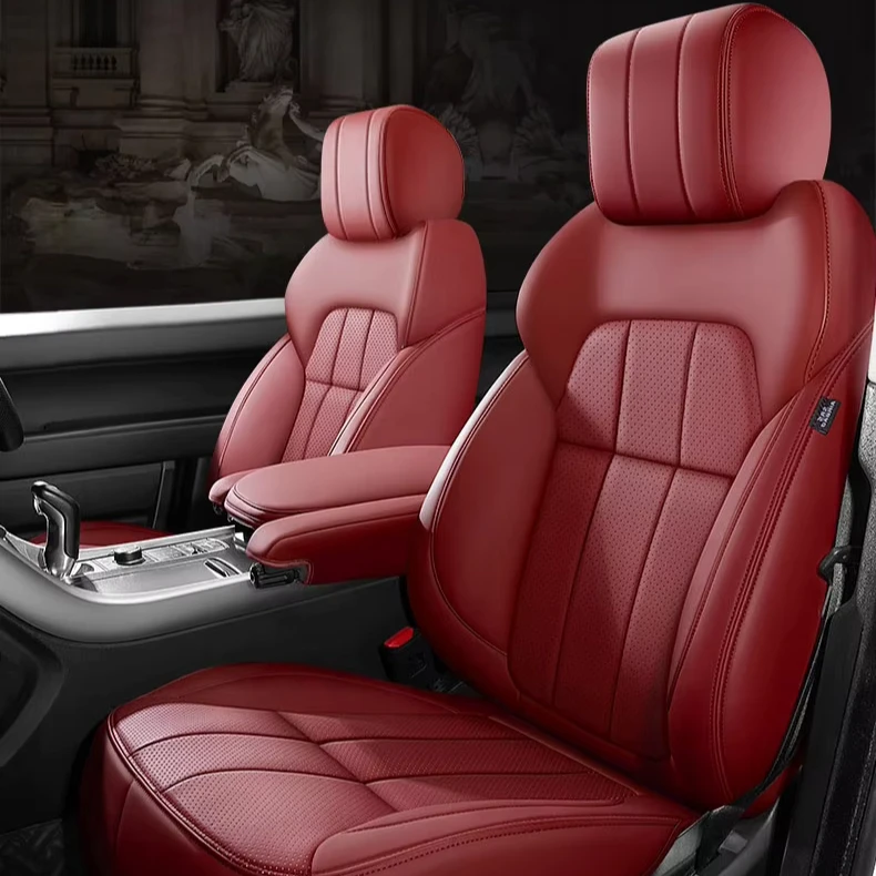 

Белые полностью закрывающие кожаные прочные водонепроницаемые чехлы для автомобильных сидений (5 шт.) с защитой от града для Tesla Model, для декора салона автомобиля