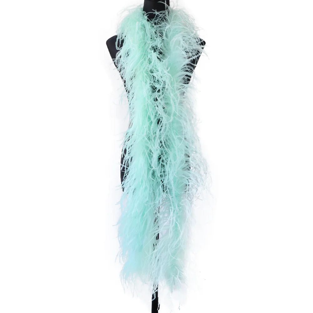 

4, 6, 10, 15, 20 слоев, 2 м, шаль-боа из натуральных страусиных перьев для свадебного платья, карнавального костюма, украшение, шлейф, поделки, оптовая продажа