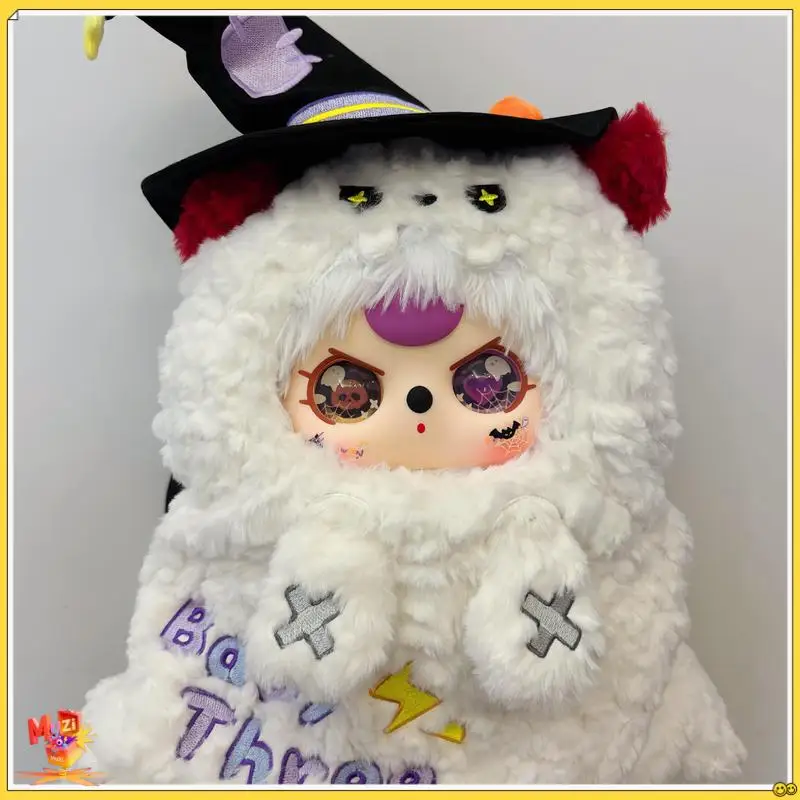 Authentic New Baby Three400% Rare Limited Edition Halloween Series Blind Box Big Doll Collect Backpack Pendant Girl Bday Gift