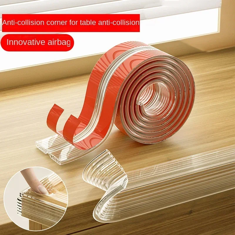 Children's Hollow Anti-collision Strip PVC Transparent Soft Baby Table Edge Wall Corner Glass Coffee Table Edge Protection
