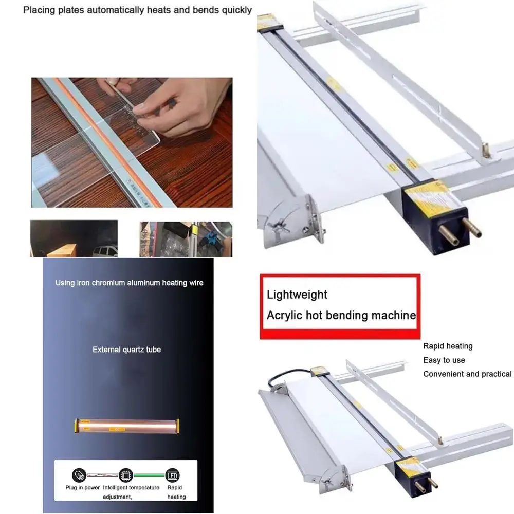 

Гибочный станок для акрила 300 мм, версия с кронштейном, для горячей гибки органических пластин и акрила, модель Bending M