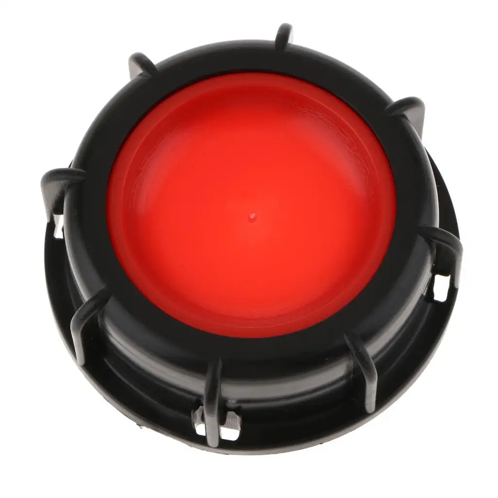 Plastic IBC Tank Thread Cap Black Protective Lid 2 Inch for Liquid Storage Barrel Applications