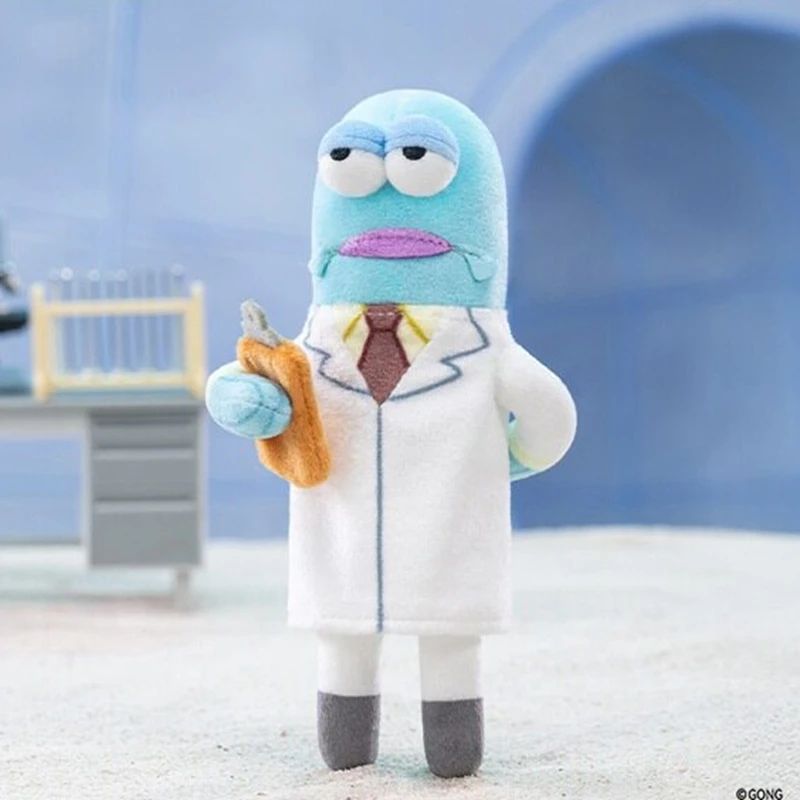 Genuine POPMART SpongeBob SquarePants Residents of Bikini Bottom Blind Box Clown Anime Figure Mail Fish Mystery Box Model view 3