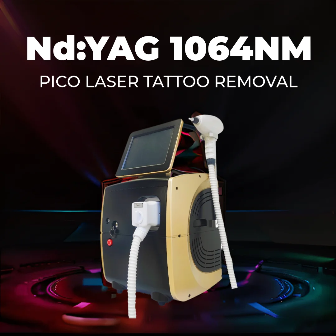 

Professional Nd Yag Pico Laser Tattoo Removal Machine Neodymium Picosecond Eyebrow Q Switch 2024 Portable 1064nm 523nm