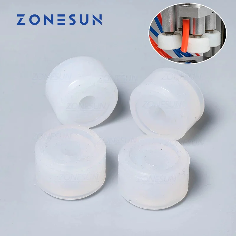 

ZONESUN Friction Wheels Rubber Pad Capping Chuck Head For XLSGJ-6100 Medical Bottle Capping Machine Cosmetic Perfume Juice