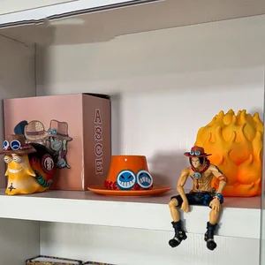 Anime Chopper Ace Sabo Ceramic Water Cup, Creative Cosplay Mug, Coffee -shaped hat, anime, three brothers, 1 pc 8 Main Sales Mug Anime - №5