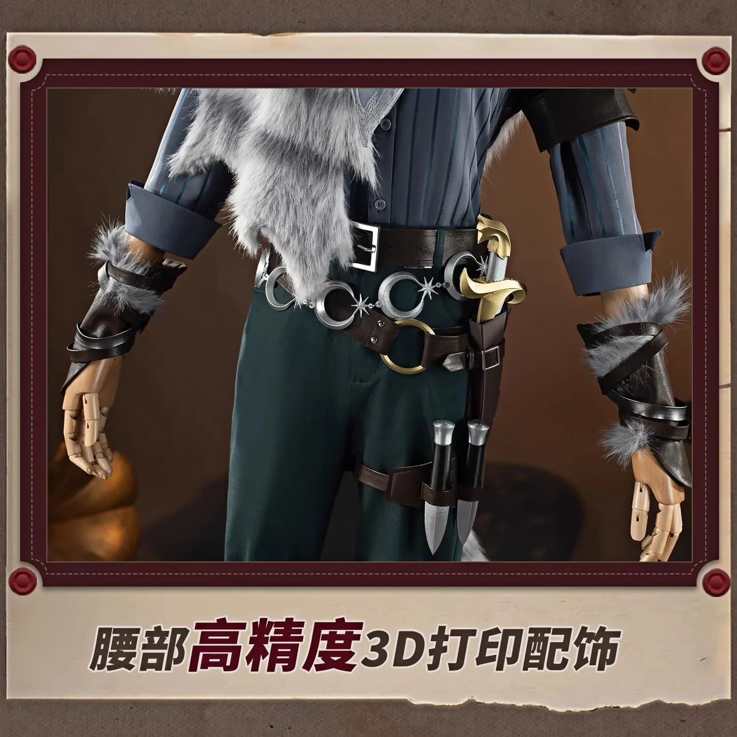Cos-Mart Game Identity V Puppeteer Mindhunters Youth rebels Cosplay Costume Uniform Party Role Play Clothing Hallowmas
