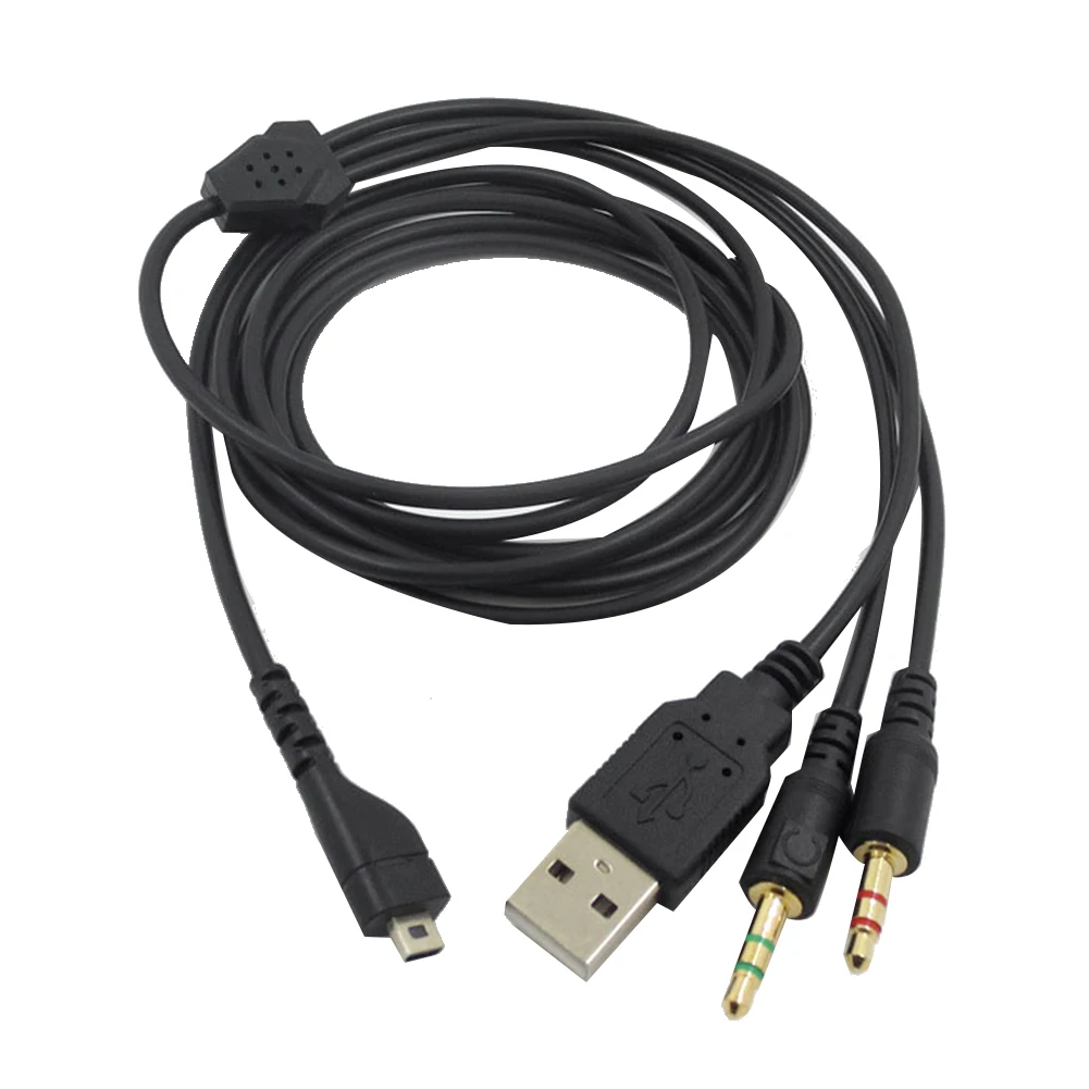 헤드폰 케이블 이어폰 헤드셋 오디오 케이블 교체 5 7 Pro 3 in 1 케이블 이어폰 액세서리