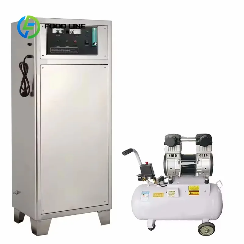 Generador de oxígeno PSA de acero inoxidable personalizado, alta concentración, 20LPM, Motor de 220V, máquina de ozono para acuicultura, suministro de oxígeno