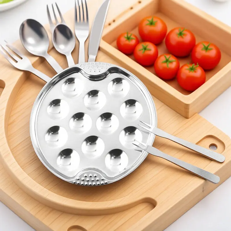 

Набор из 1 тарелки для запекания улиток с эргономичным дизайном, подходит для духовки, безопасен для холодильника, для ресторанов и кухни