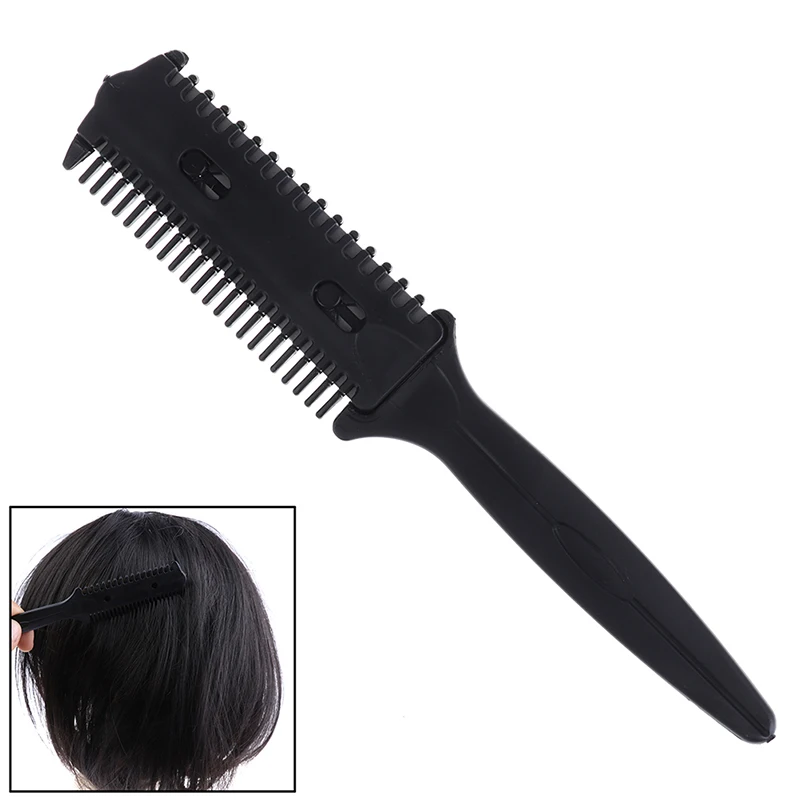 Pro Barber Hair Razor Comb Scissor Tools Bangs Brush Hairdressing Trimmers Hair Shaving Blades Cutting Thinning Beauty Styling