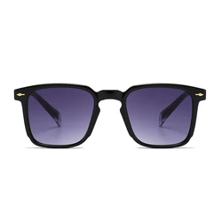 Foreign Trade Cross-Border Popular Sunglasses with Rice Nails European and American Street Photography Ins Popular Model Square