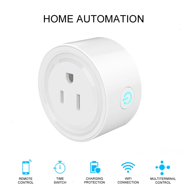 New Smart Wifi Socket US Power Plug Mobile APP Remote Control Work with Amazon Alexa Google Home Smart Life voice control socket