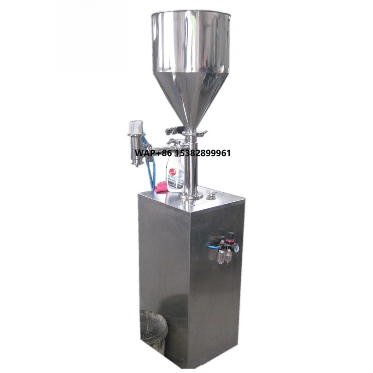 Semi Automatic Vertical Pneumatic Filling Machine | High Efficiency | Low Noise | for Shampoo Oil Lotion Ointment