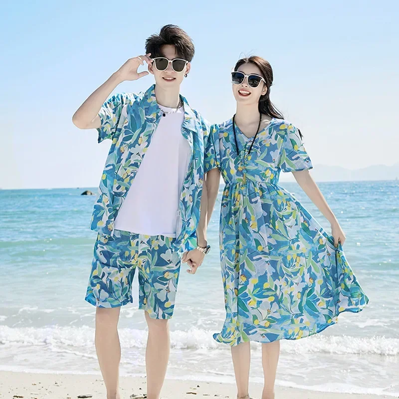 beach dress for couple Family Matching Beach Outfits Summer Vacation Set