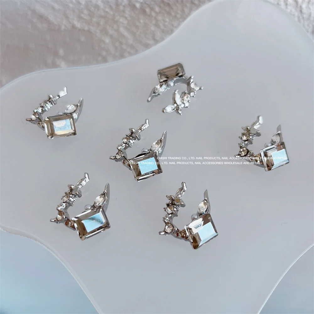 Простой и стильный прямоугольный стек для сверления Удобные и практичные аксессуары для ногтей Праздничный дизайн Удобно носить