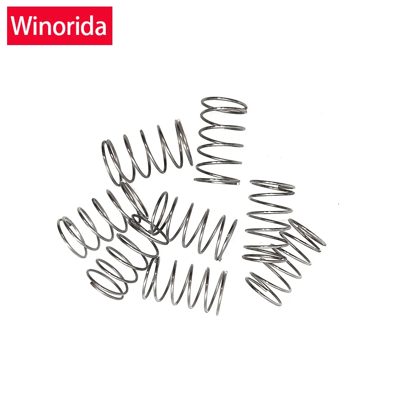 304 Stainless Steel Compression Spring Wire Diameter 0.9mm 100PCS