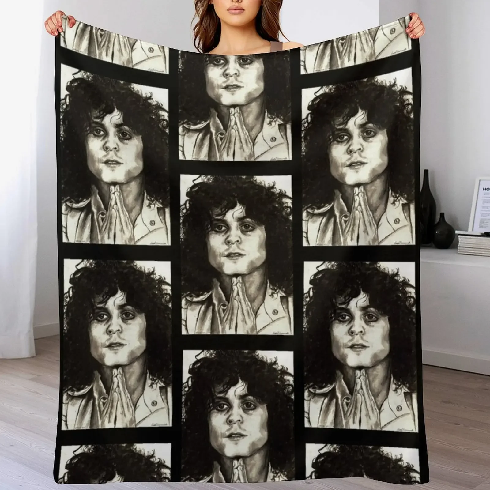 

Marc Bolan Throw Blanket Soft Plush Blanket as Housewarming Gift
