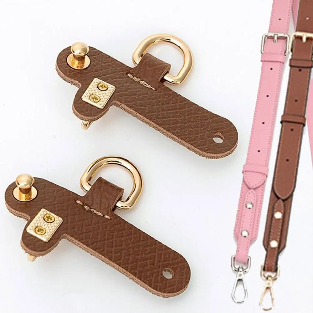 Handbag Transformation Accessories for Longchamp Mini Bag Straps Punch-free Genuine Leather Shoulder Strap DIY Buckle