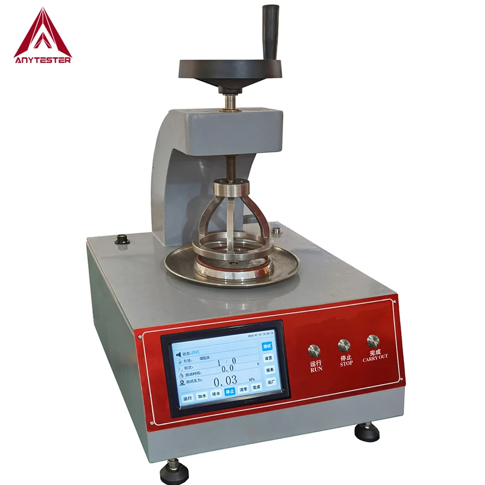 Têxtil Tecido hidrostática Cabeça Tester, AATCC 127 e ISO 811