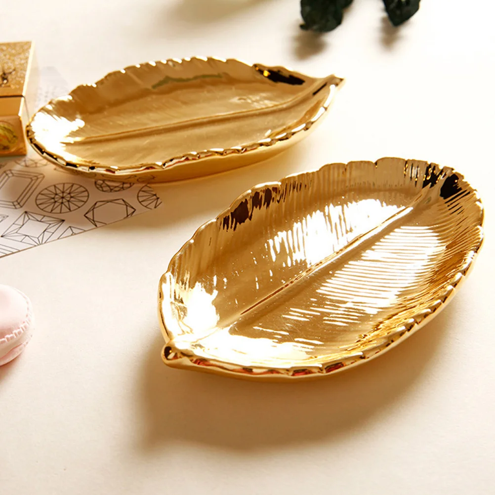 Jewelry Organizer Display Tray Necklace Storage Plate Ceramics Holder Dish Trinket