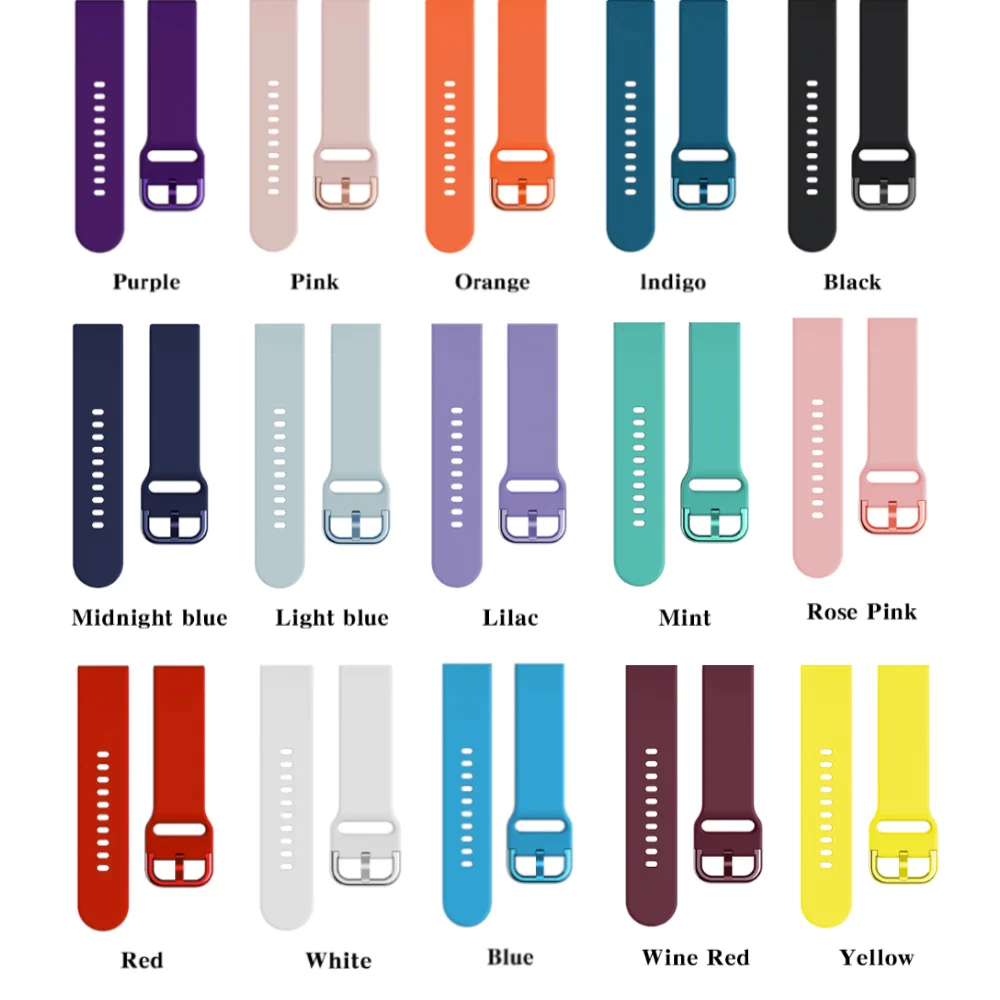 Original Strap for Samsung Galaxy Watch Active 2 40mm 44mm 3 Gear Sport Wrist Bracelet Replacement Watch band 20 22mm Watch Band