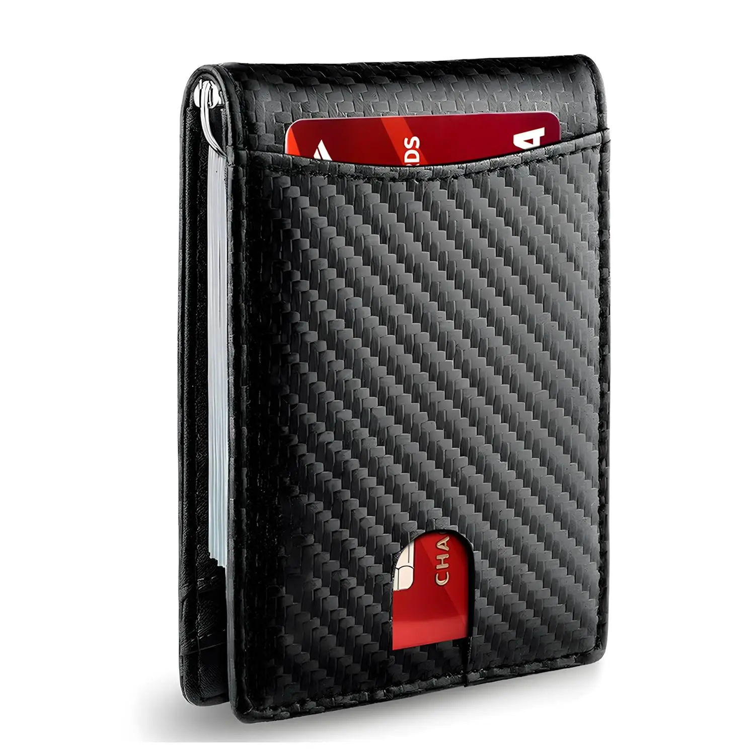 carteira-masculina-fina-de-fibra-de-carbono-com-bloqueio-rfid-–-capacidade-para-12-cartoes-com-clipe-para-dinheiro-e-janela-de-identificacao