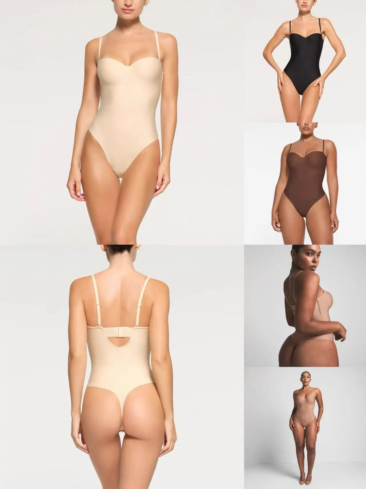 

Интернет-магазин Боди на косточках Стринги Боди с крышкой чашки Брюки с высокой талией и нейлоновой ткани Обычные тонкие полые...