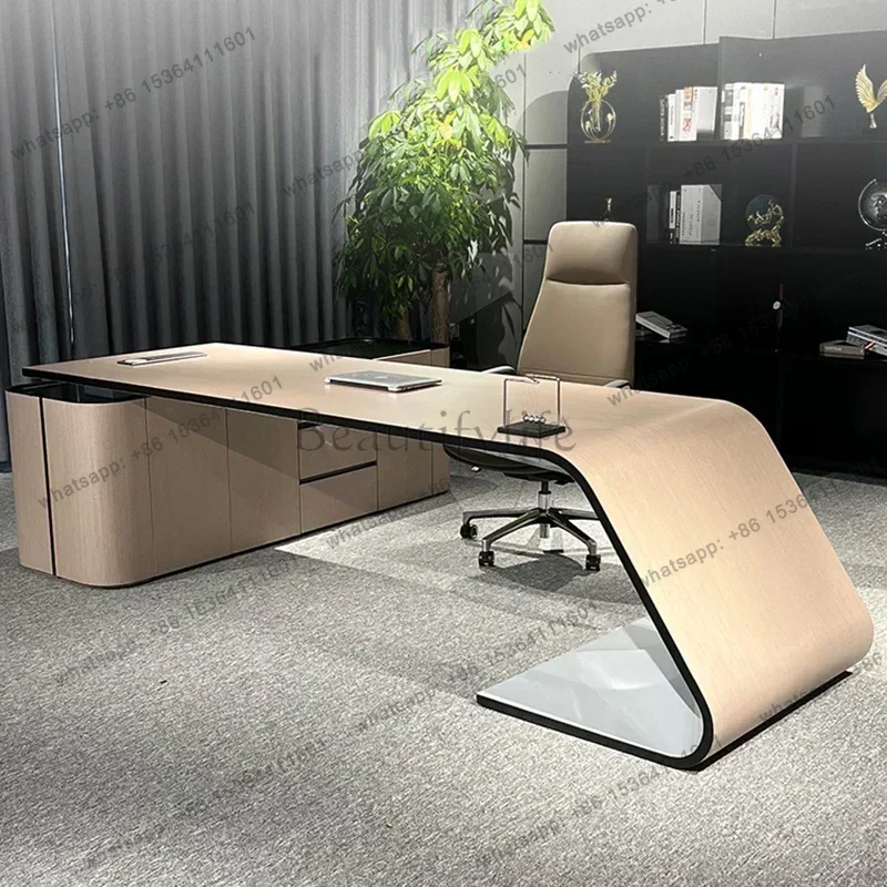 LJY Minimalist Desk Office Coffee Table Professional Furniture Qimink Table Bedside Pliante Bedroom Reception Ufficio Home Furni
